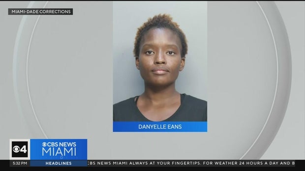 Danyelle Eans booking photo, Miami-Dade Corrections Department