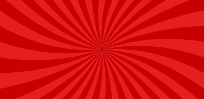 A red hypnotic spiral, symbolizing the trance-like tunnel vision gooners call the goon state