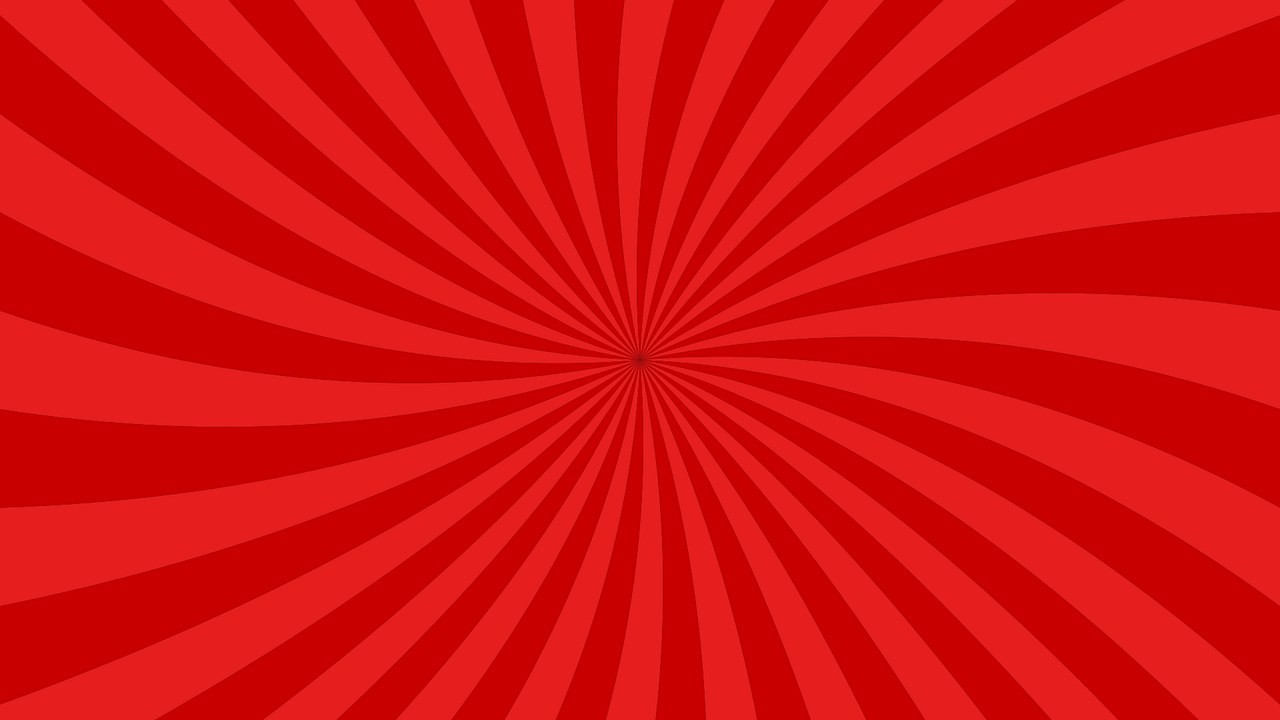 A red hypnotic spiral, symbolizing the trance-like tunnel vision gooners call the goon state